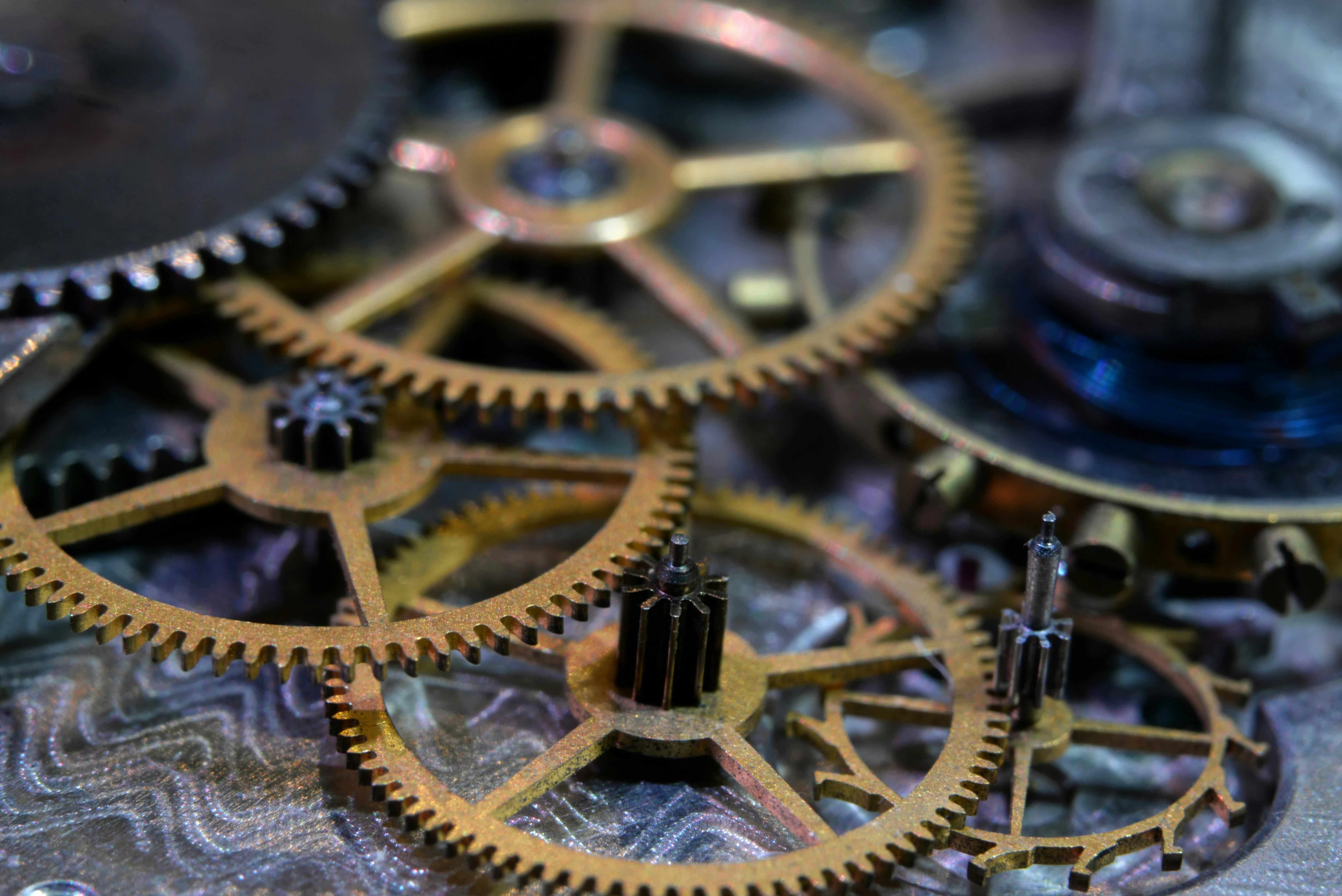 Clock gears detail
